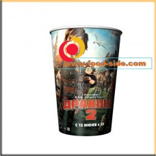 Стакан для попкорна V46 к мультфильму «Как приручить дракона 2»